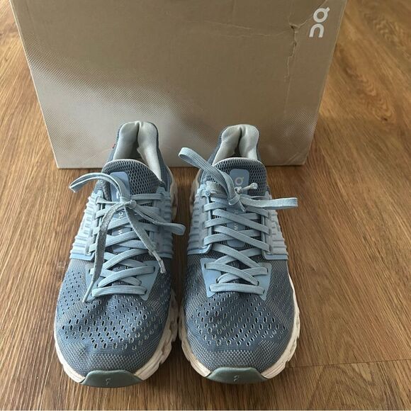 ON CLOUDSWIFT blue athletic training running lace up shoes sneakers women’s 6.5 - Picture 7 of 8